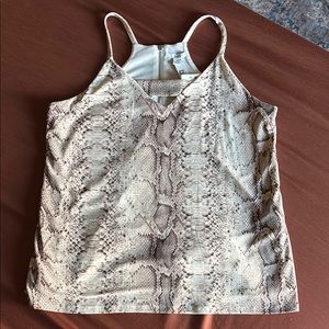 Bar III Snake Print Women's Top